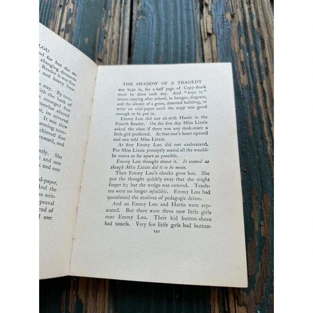 Emmy Lou Her Book &‎ Heart George Madden Martin 1902 Grosset & Dunlap Antique bk